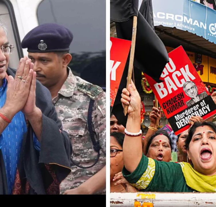 Election Chief Gyanesh Kumar Faces Protests in Kolkata Over Voter List Row