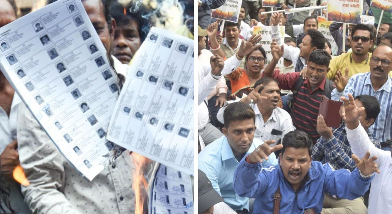 Election Commissioners Face Protests in Kolkata Over Voter List Revisions