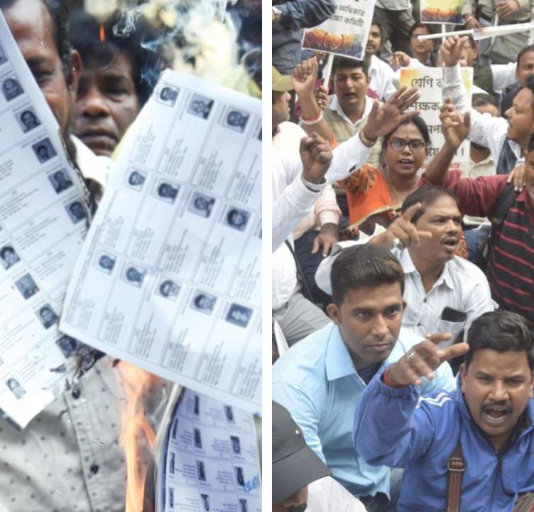 Election Commissioners Face Protests in Kolkata Over Voter List Revisions