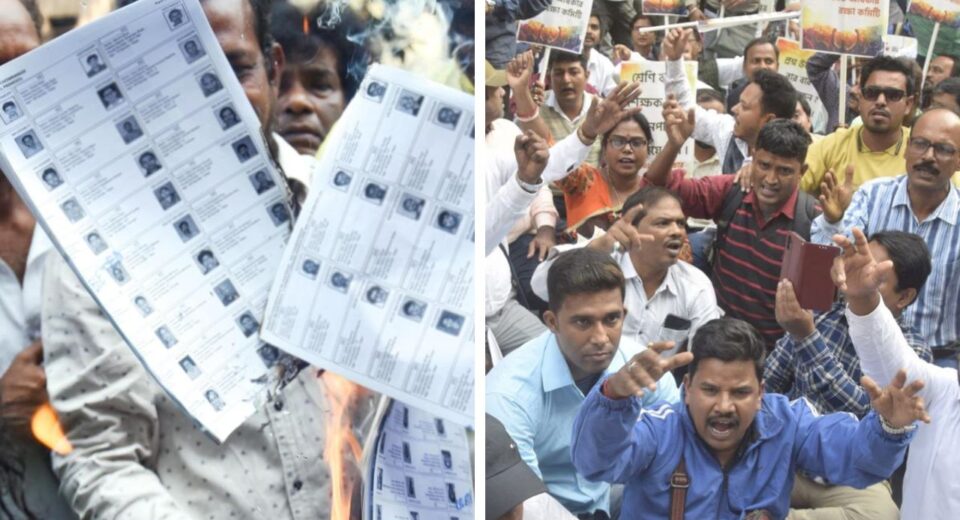 Election Commissioners Face Protests in Kolkata Over Voter List Revisions