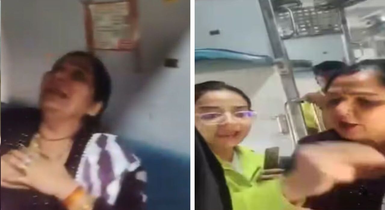 Heated Train Seat Dispute: Woman and Daughter Argue with Passengers in Indian Railways