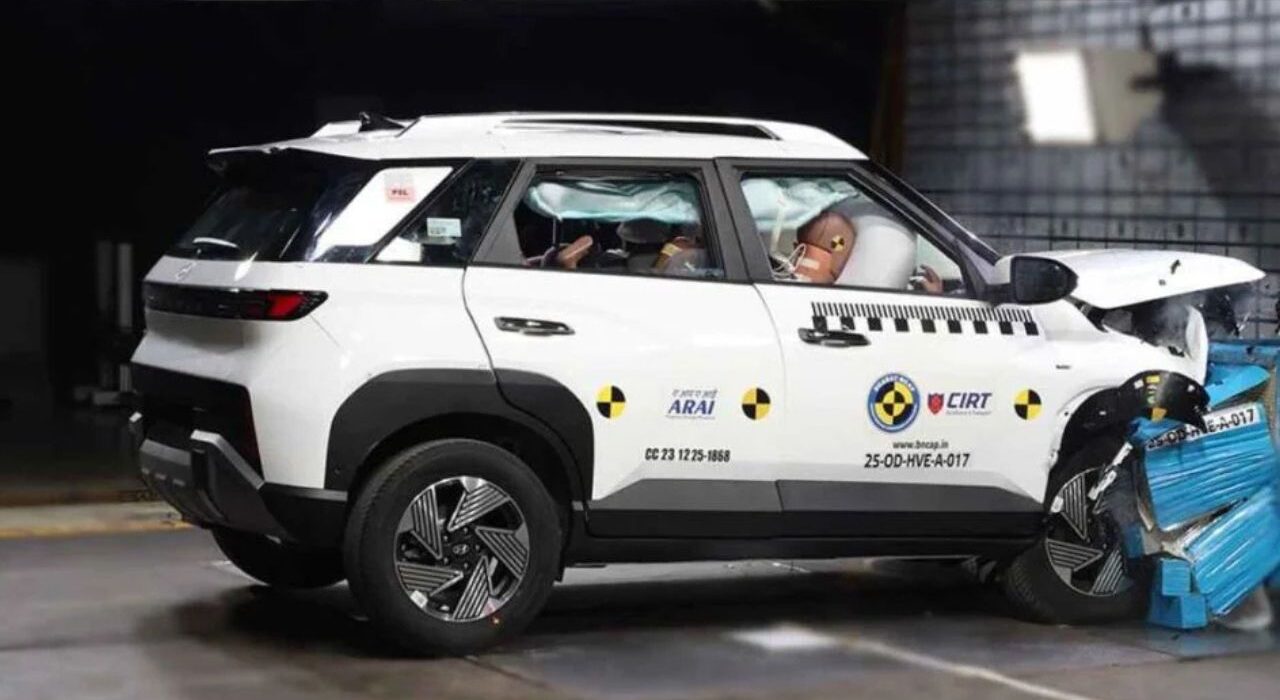 Hyundai Venue Earns 5-Star Bharat NCAP Ratings Across the Board