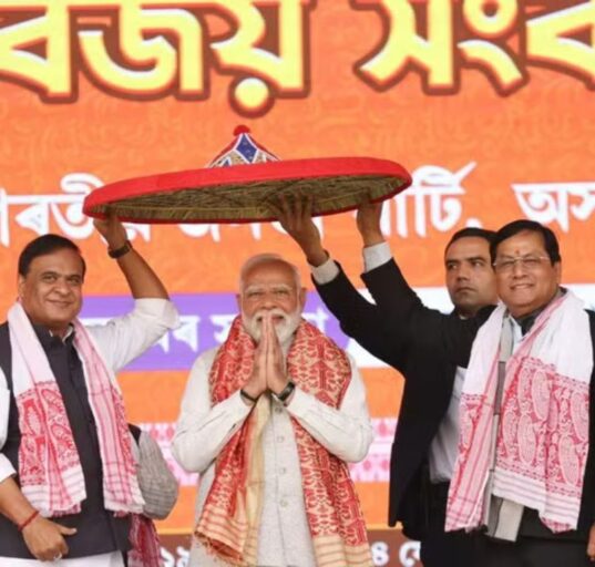 Modi Launches Rs 47,600 Crore Projects in Assam, Grants Land Rights to Tea Workers