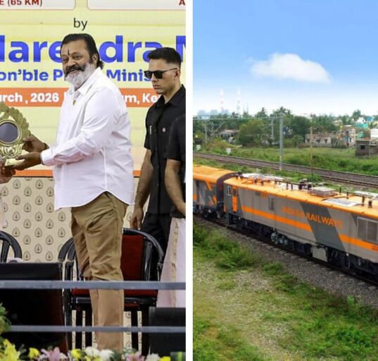 Modi Launches Rs 5,650 Crore Projects and Five New Trains in Tamil Nadu