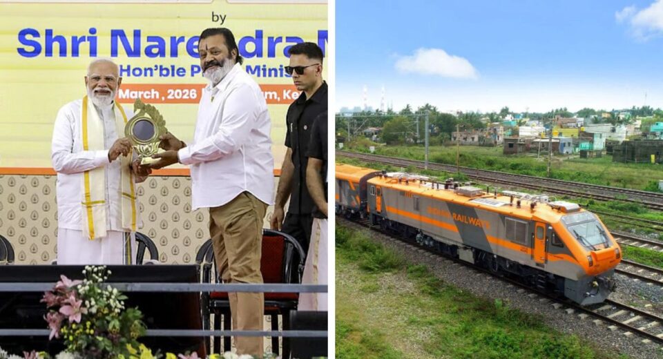 Modi Launches Rs 5,650 Crore Projects and Five New Trains in Tamil Nadu