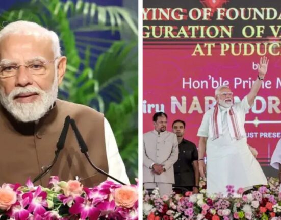 Modi Launches Rs 7,100 Crore Projects in Tamil Nadu and Puducherry