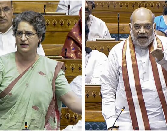 Priyanka Gandhi Slams Lok Sabha Chair Over Silence on Amit Shah ‘Abusive’ Exchange
