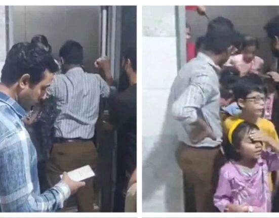 Women Trap inside lift for 20 Minutes in Greater Noida housing society, video surfaces