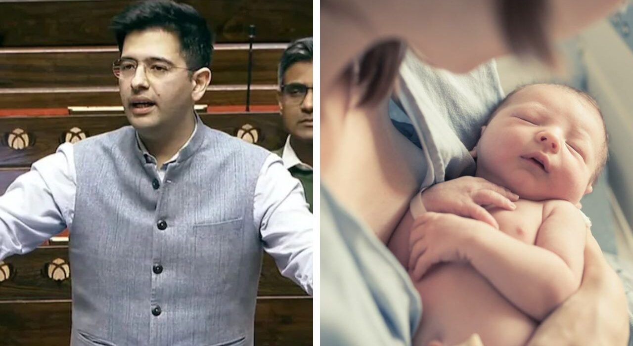 AAP MP Raghav Chadha Demands For Paternity Leave Law In India