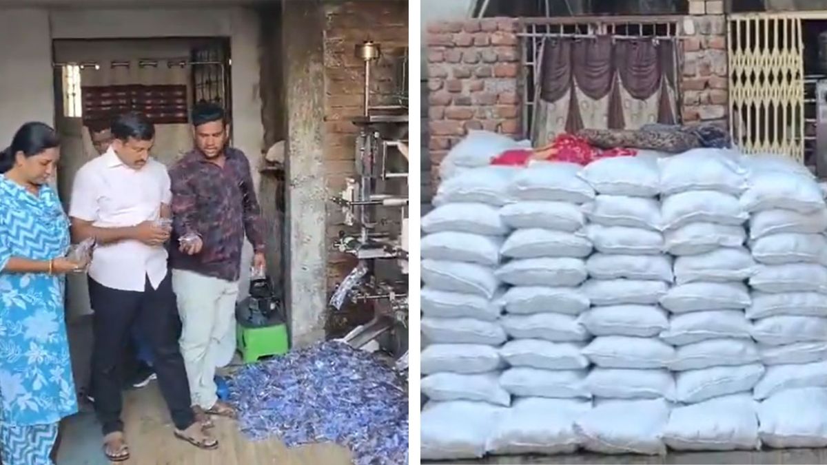 Adulterated Water Packets Seized in Hyderabad Amberpet, Illegal Units Exposed