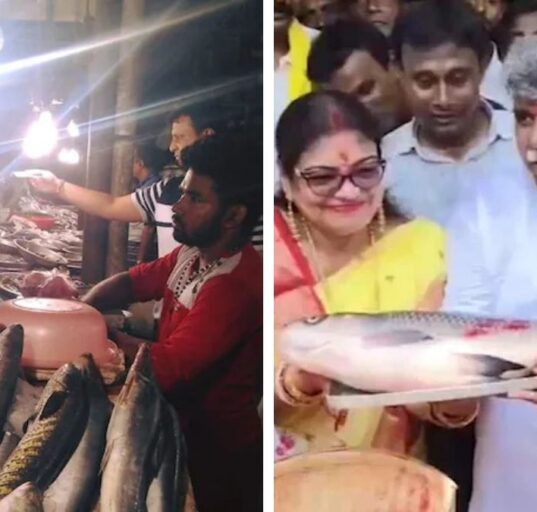 BJP Candidates Carry Fish in Bengali New Year Campaign Rallies