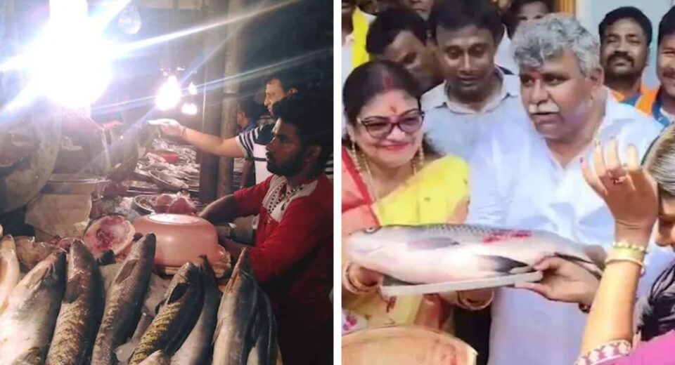 BJP Candidates Carry Fish in Bengali New Year Campaign Rallies