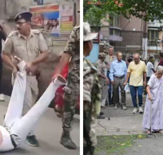 Clashes Erupt at Howrah Polling Booth Over EVM Glitch Delay