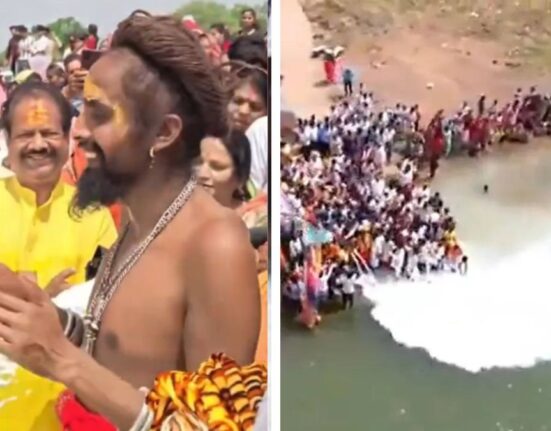 Devotees Pour Tanker of Milk into Narmada River, Sparking Waste Debate
