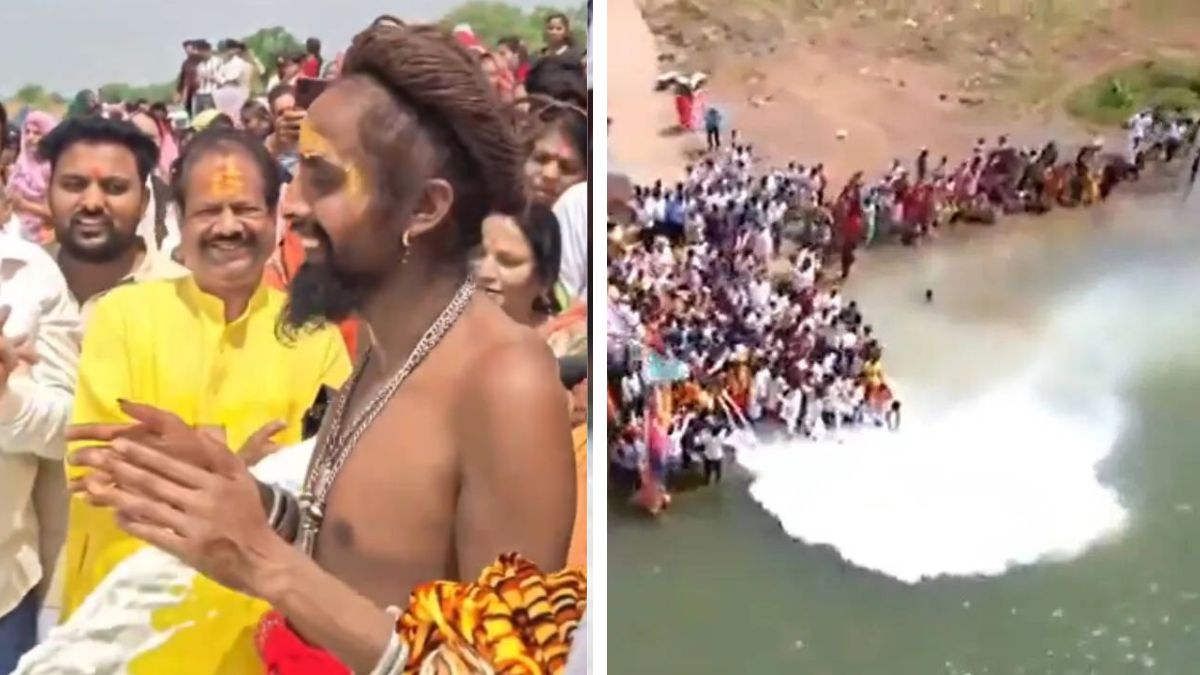 Devotees Pour Tanker of Milk into Narmada River, Sparking Waste Debate