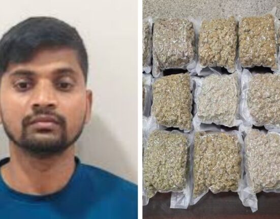 Drug Racket bust at Hyderabad Airport Two arrested with Rs 4.6 crore hydroponic weed at RGIA