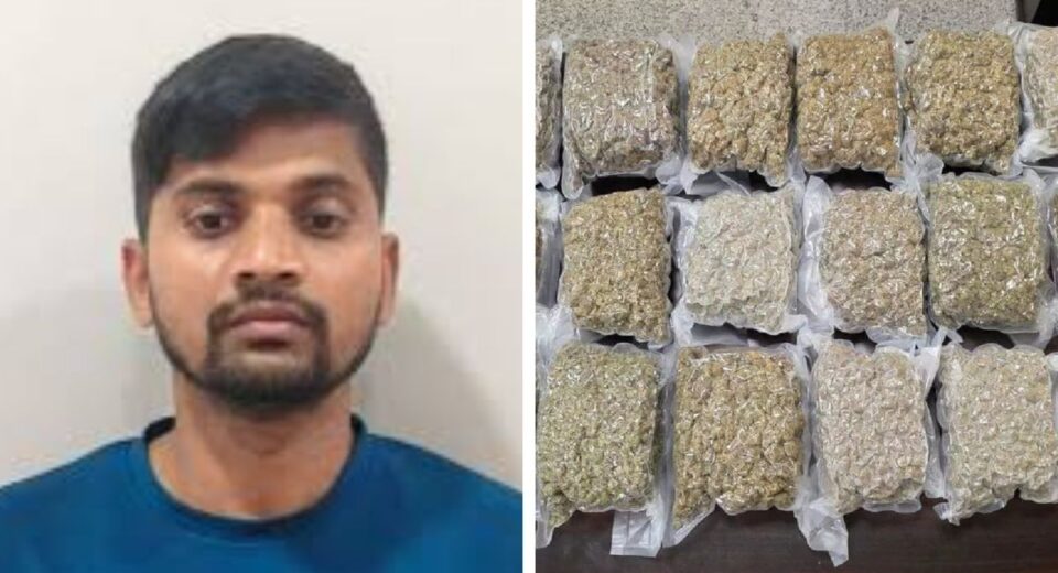 Drug Racket bust at Hyderabad Airport Two arrested with Rs 4.6 crore hydroponic weed at RGIA