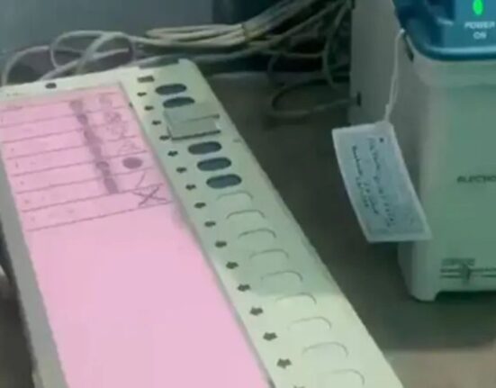 Election Controversy: BJP Button Covered on EVM in Trinamool Area, EC Steps In