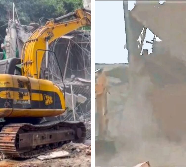 Gurugram Crackdown: Illegal Buildings Tied to Criminal Activity Bulldozed