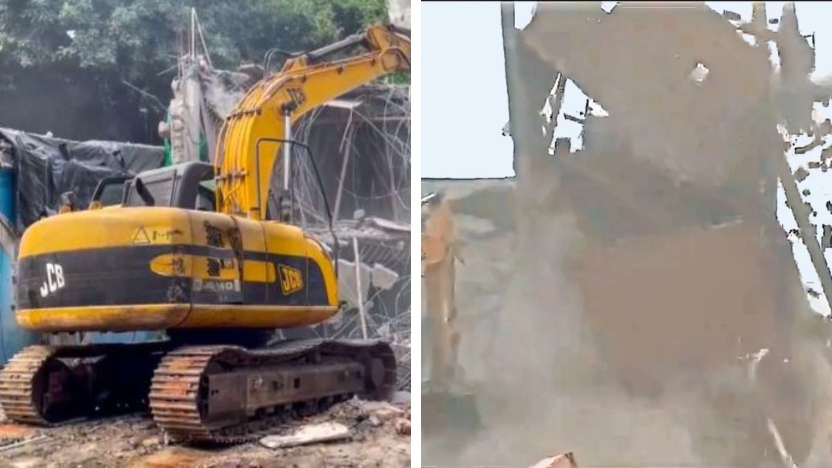 Gurugram Crackdown: Illegal Buildings Tied to Criminal Activity Bulldozed