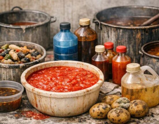 Hapur Raid Exposes Fake 200 litres Tomato Sauce Made from Chemicals