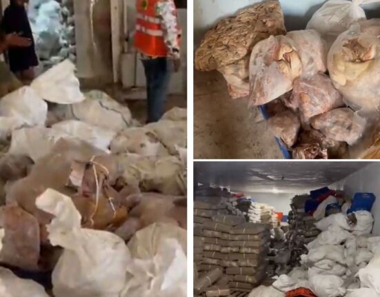 Hyderabad: Balapur Police Raid Salami Industries for unhygienic meat storage