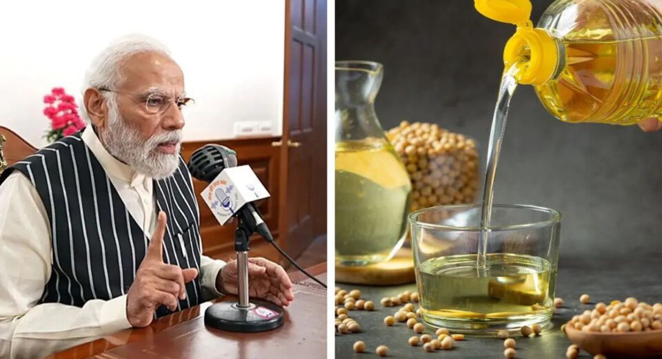 Indian PM Modi calls for 10% reduction in cooking oil consumption to combat obesity