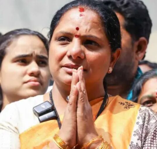Kavitha Launches New Party Telangana Rashtra Sena at Rally