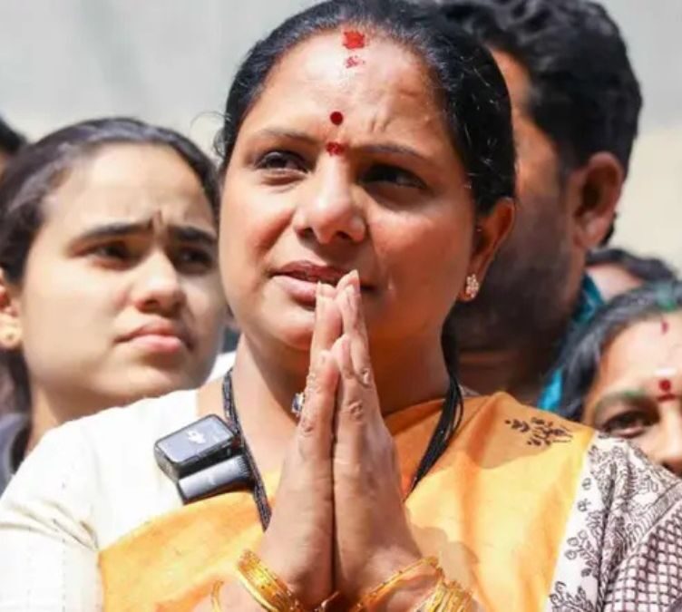 Kavitha Launches New Party Telangana Rashtra Sena at Rally