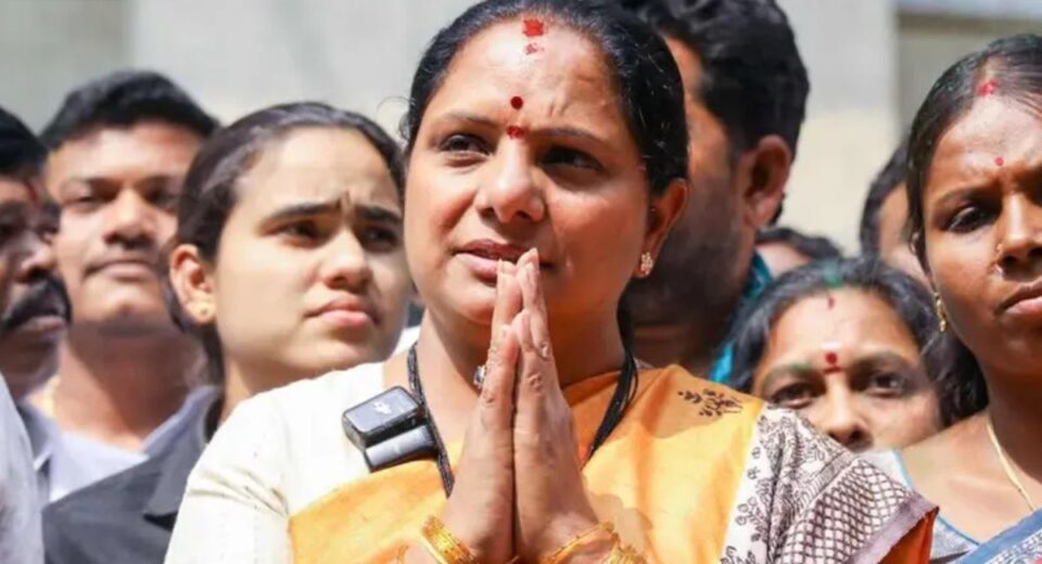 Kavitha Launches New Party Telangana Rashtra Sena at Rally