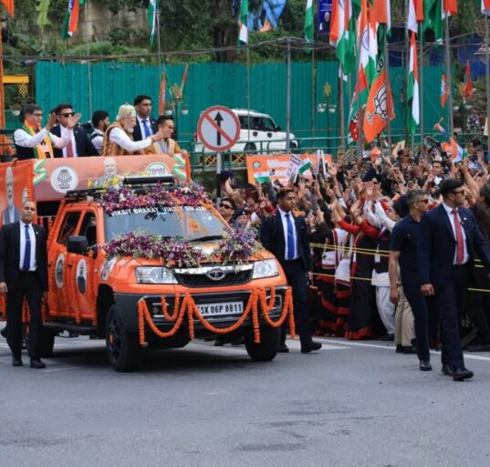 Modi Receives Warm Welcome in Sikkim for 50th Statehood Celebrations