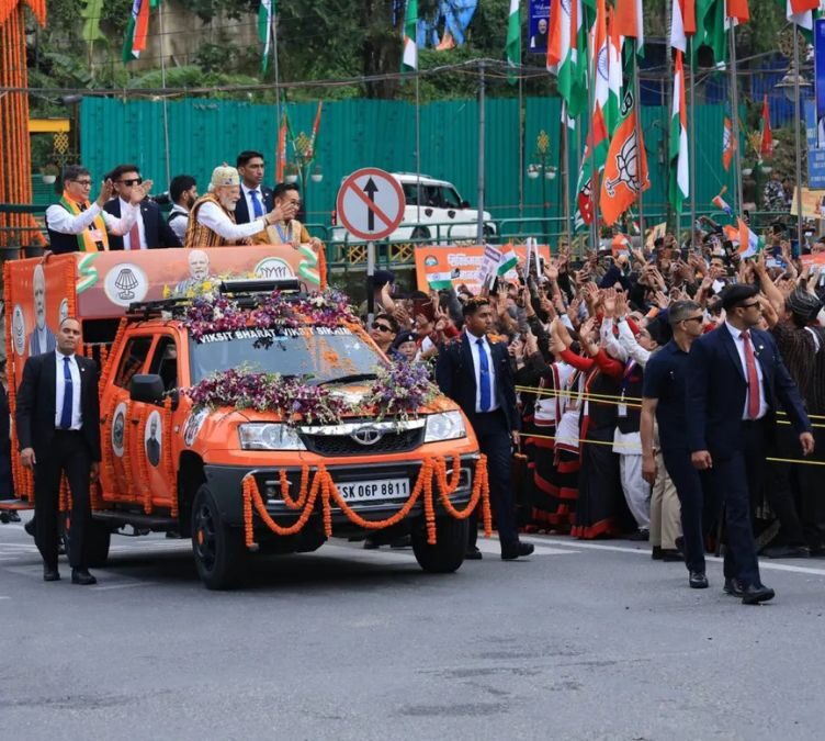 Modi Receives Warm Welcome in Sikkim for 50th Statehood Celebrations