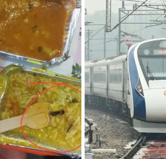 Passenger Alleges Insect in Food on Ahmedabad – Mumbai Vande Bharat Express; IRCTC Assures Action