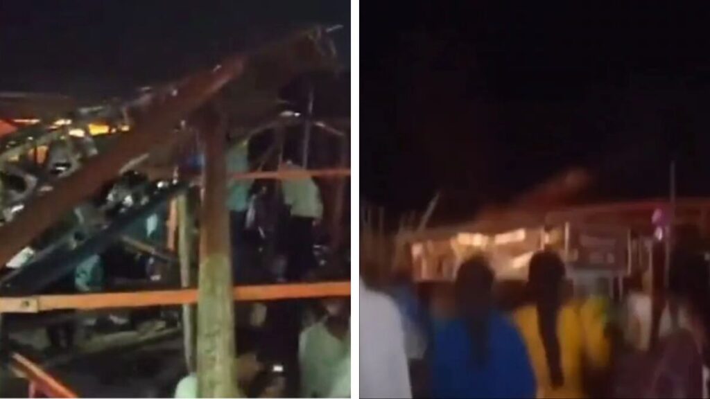 Swing Ride Collapse Swing Ride Collapse Injures 30 at Uttar Pradesh Fair - Newsblare