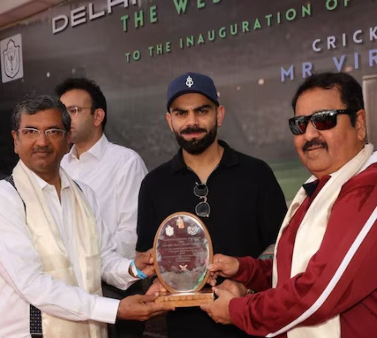 Virat Kohli Inaugurates New Cricket Academy Branch with Childhood Coach
