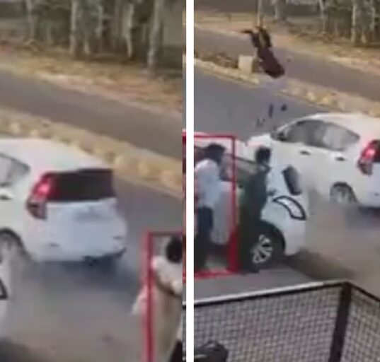 Wedding Celebration Into Chaos Speeding Car Hits and Kill Cameraman in Sirsa