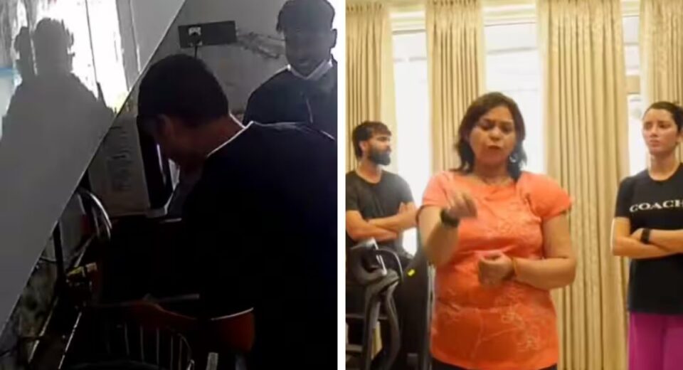 YouTuber Lakhan Arjun Rawat Confronts Cook Caught Spitting in Kitchen Sink on CCTV