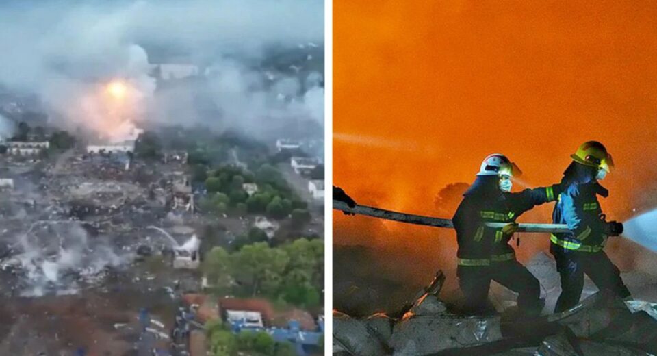 21 Killed in China Fireworks Factory Blast; 500 Rescuers Launch Massive Rescue Operation
