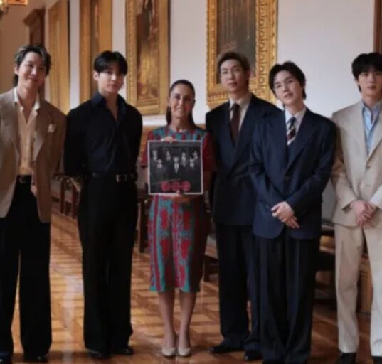 BTS Greets 50,000 Fans from Mexico Palace Balcony After Presidential Meeting