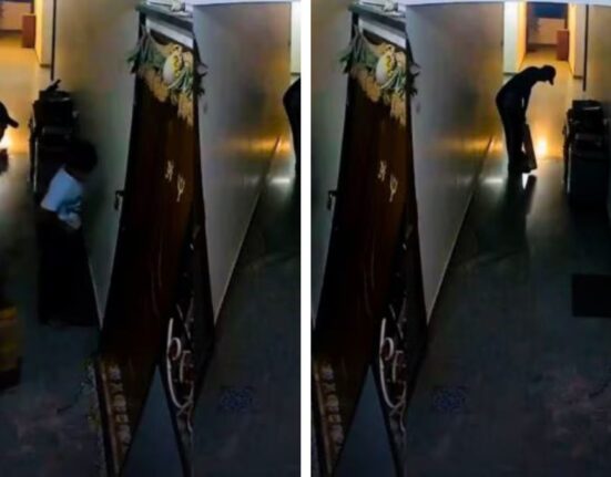 Blinkit delivery partner kisses cricket bat in viral CCTV footage before work