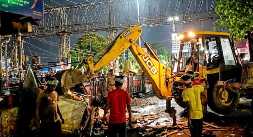 Bulldozers in Kolkata; more to follow across Bengal, says BJP govt