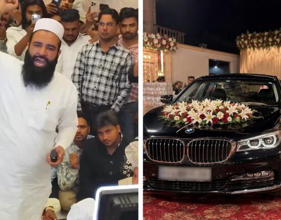 Ghaziabad Wedding Video Shows Lavish Dowry Gifts Worth Over ₹1 Crore with 1 BMW