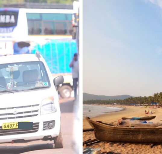 Goa Tourists Face Steep Taxi Fares ( Rs 800 for 4 kms) and Union Blockades