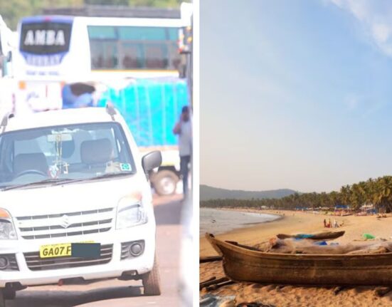 Goa Tourists Face Steep Taxi Fares ( Rs 800 for 4 kms) and Union Blockades