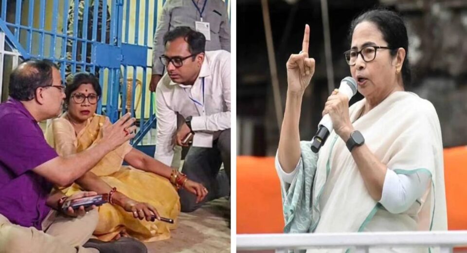 Mamata Banerjee Inspects Strongroom as TMC Protests EVM Issue in Bengal