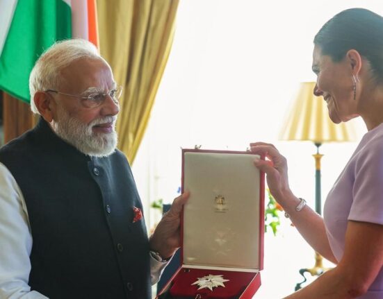 Modi Receives Sweden's Highest Honor During Gothenburg Visit