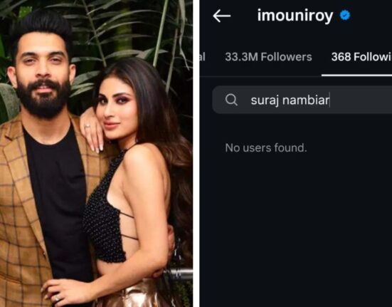 Mouni Roy and Suraj Nambiar Spark Unfollow Divorce Rumors