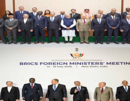 Narendra Modi meets BRICS foreign ministers on sidelines of BRICS meeting