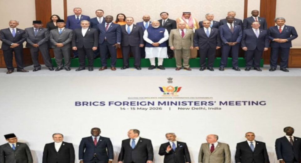Narendra Modi meets BRICS foreign ministers on sidelines of BRICS meeting