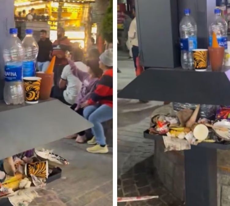 New Phone Charging Station in Manali Buried in Litter Hours After Launch